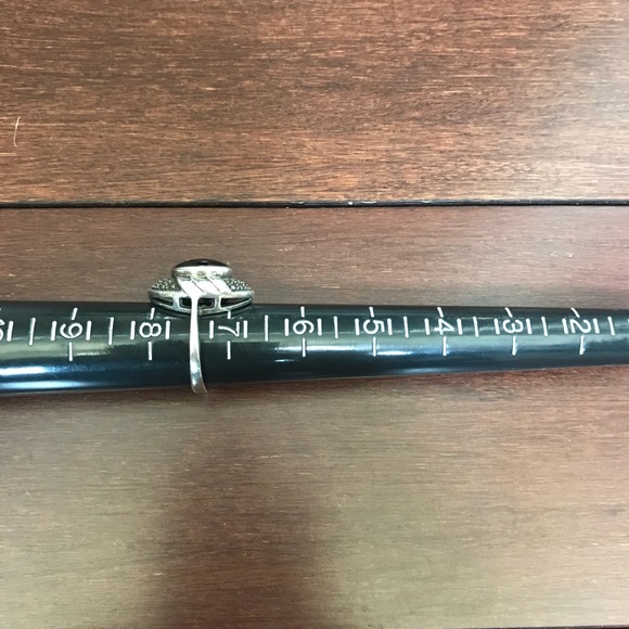 Sterling and onyx ring - Picture 5 of 5